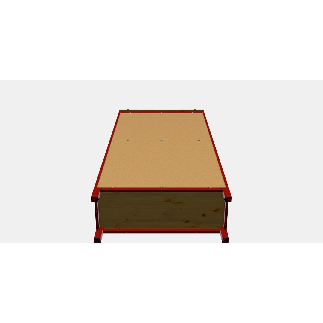 HEMNES Bookcase 3D Model – Low Poly PBR Furniture for Visualization - View 8