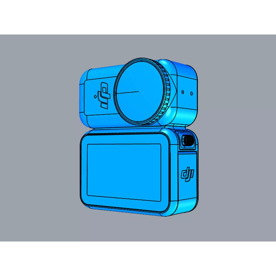 DJI Osmo Nano 3D Model – High Poly Camera Asset, FBX/OBJ - View 19