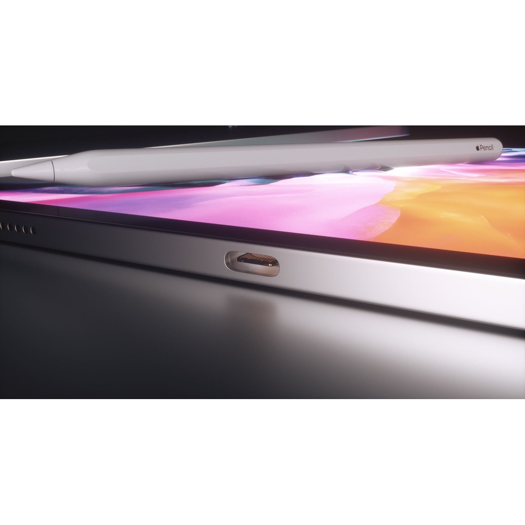 iPad Pro 3D Model – Low Poly PBR Tablet with Apple Pencil 2 - View 21