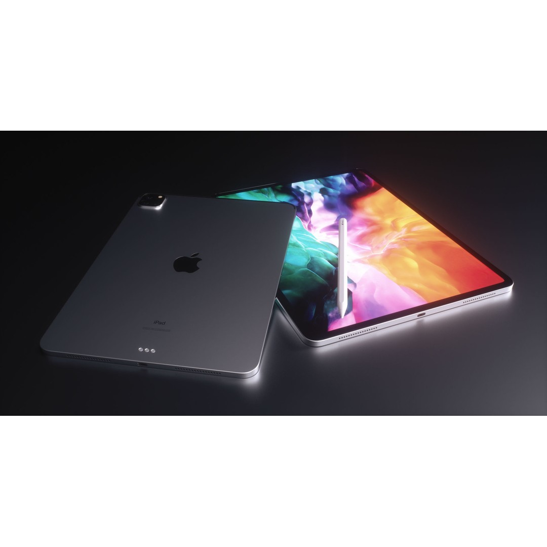 iPad Pro 3D Model – Low Poly PBR Tablet with Apple Pencil 2 - View 5