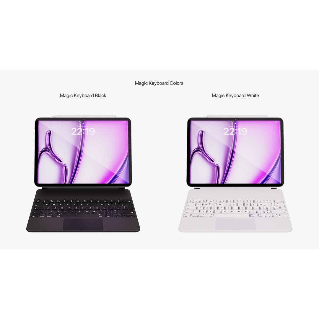 Apple iPad Air 11 ft 2024 3D Model – PBR Textured with Magic Keyboard - View 16