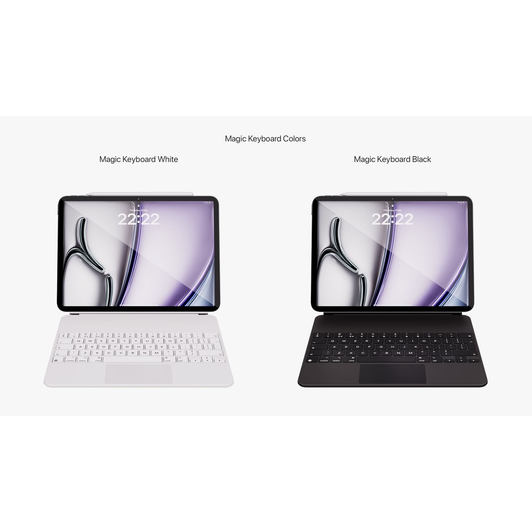 Apple iPad Air 11 ft 2024 3D Model – PBR Textured with Magic Keyboard - View 17