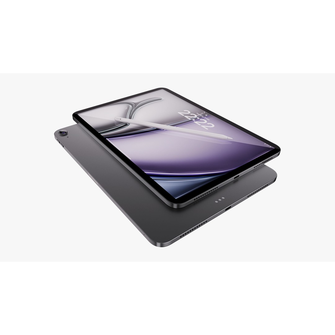 Apple iPad Air 11 ft 2024 3D Model – PBR Textured with Magic Keyboard - View 35