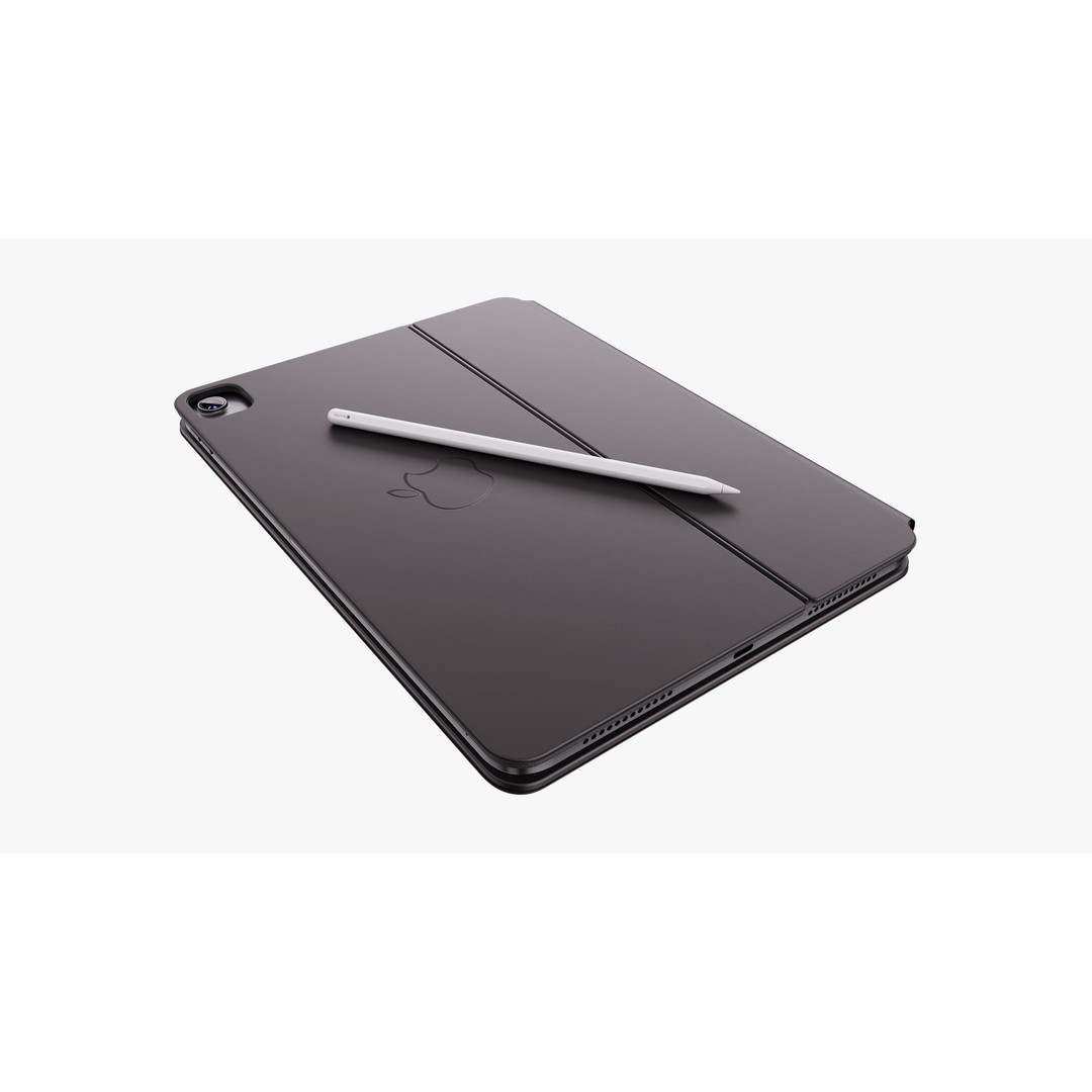 Apple iPad Air 11 ft 2024 3D Model – PBR Textured with Magic Keyboard - View 39