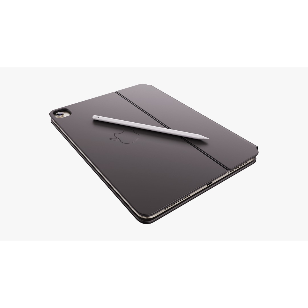 Apple iPad Air 11 ft 2024 3D Model – PBR Textured with Magic Keyboard - View 41