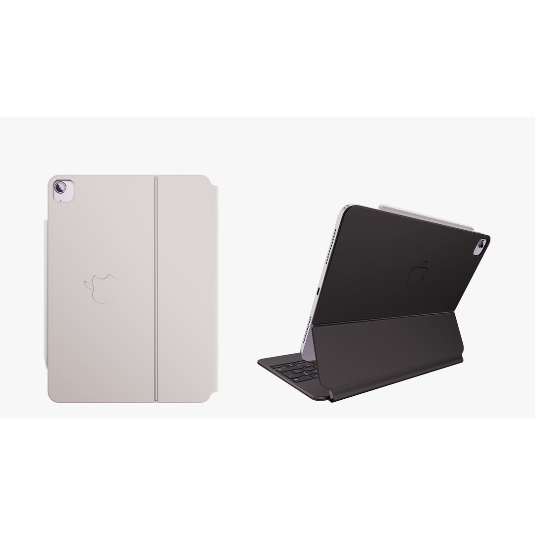 Apple iPad Air 11 ft 2024 3D Model – PBR Textured with Magic Keyboard - View 70