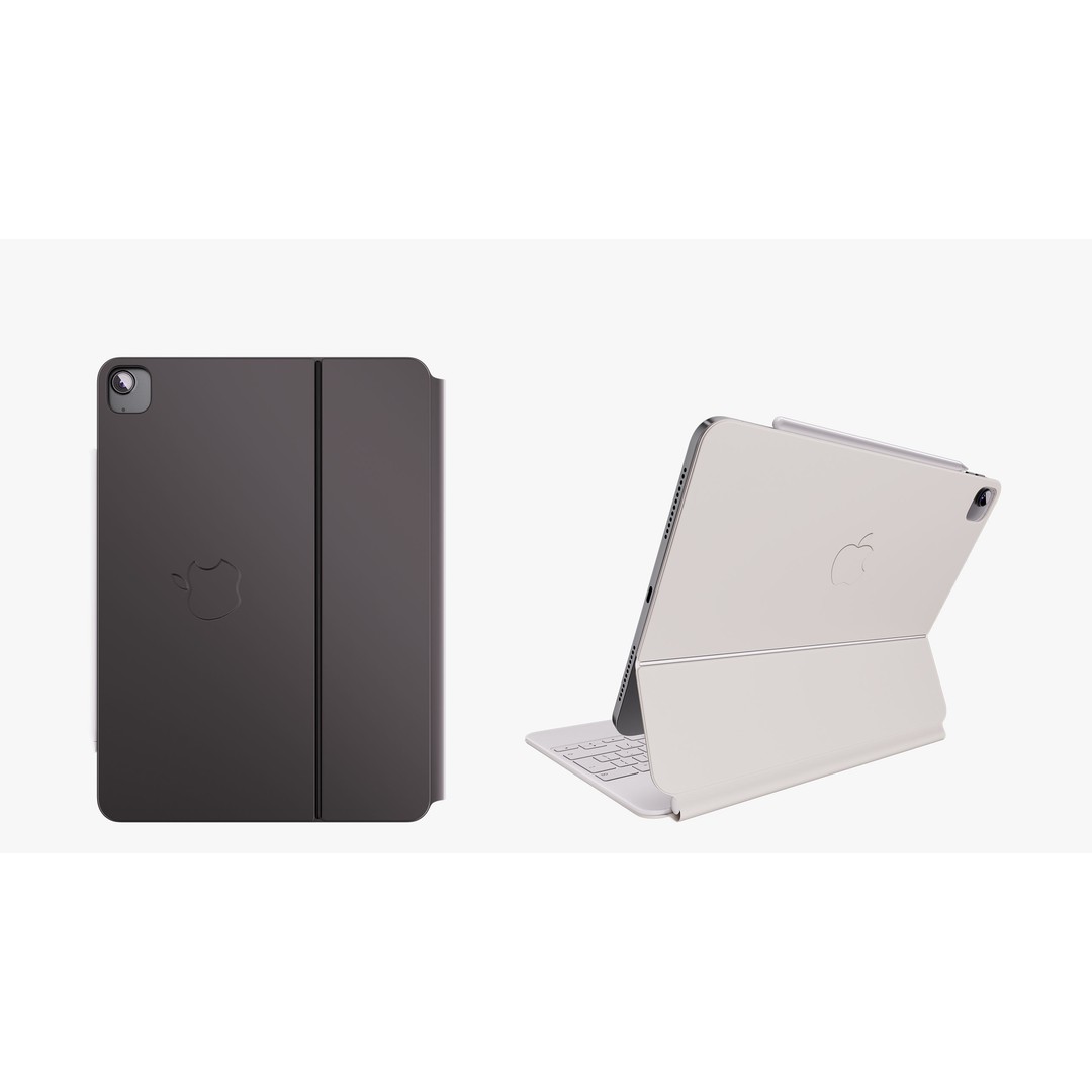 Apple iPad Air 11 ft 2024 3D Model – PBR Textured with Magic Keyboard - View 71