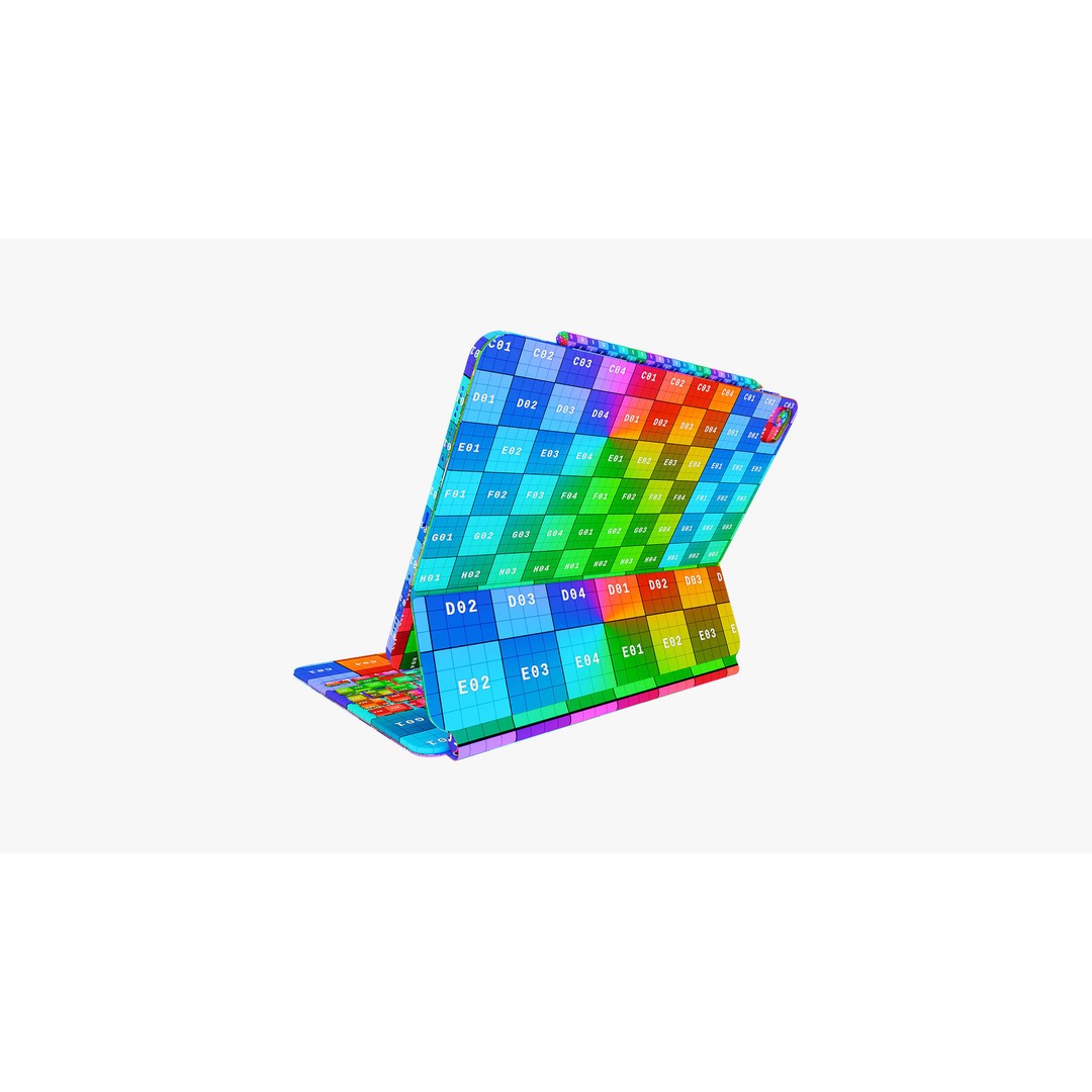 Apple iPad Air 11 ft 2024 3D Model – PBR Textured with Magic Keyboard - View 80
