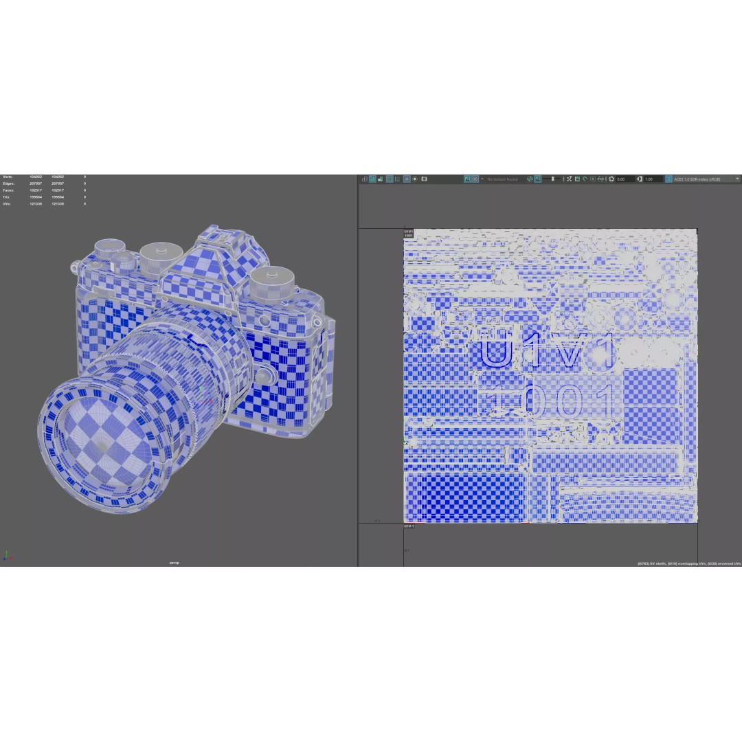 Nikon Zf Camera 3D Model – High Poly PBR Asset, FBX, OBJ