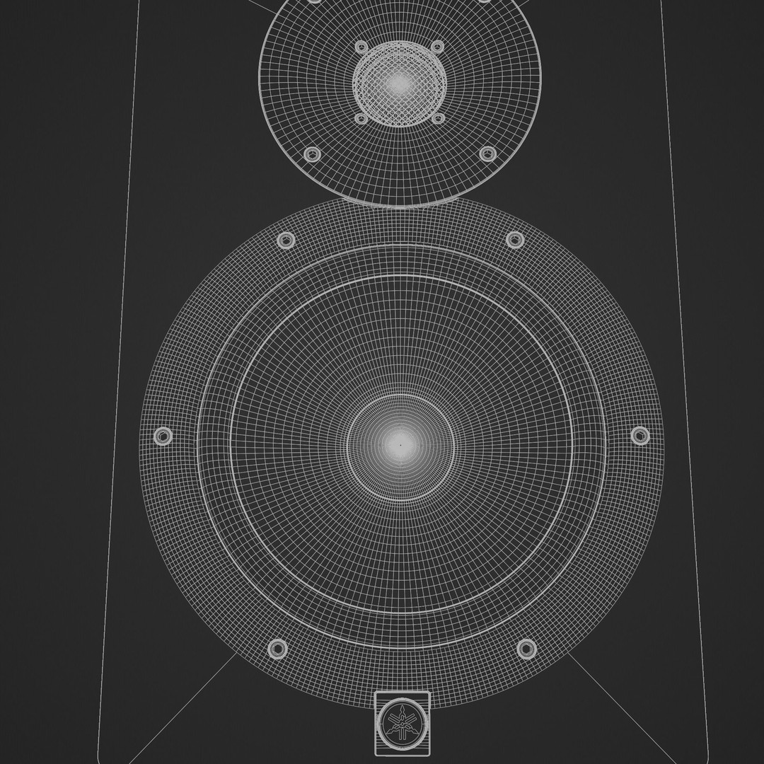YAMAHA HS 8 Studio Monitors 3D Model – High Detail PBR Asset, FBX