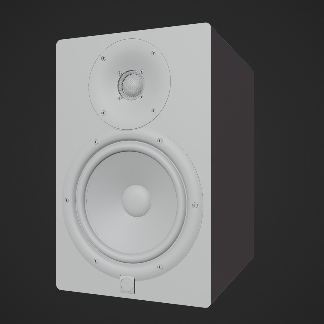 YAMAHA HS 8 Studio Monitors 3D Model – High Detail PBR Asset, FBX - View 18