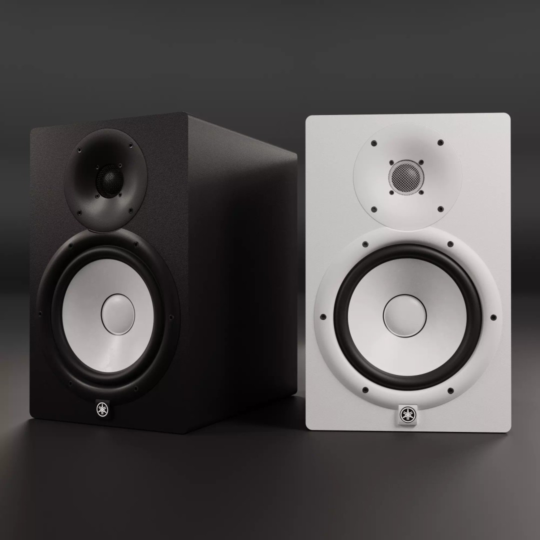 YAMAHA HS 8 Studio Monitors 3D Model – High Detail PBR Asset, FBX - View 2