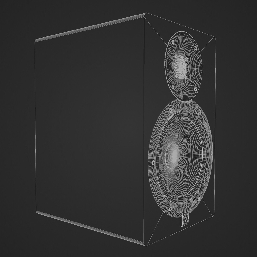YAMAHA HS 8 Studio Monitors 3D Model – High Detail PBR Asset, FBX - View 21