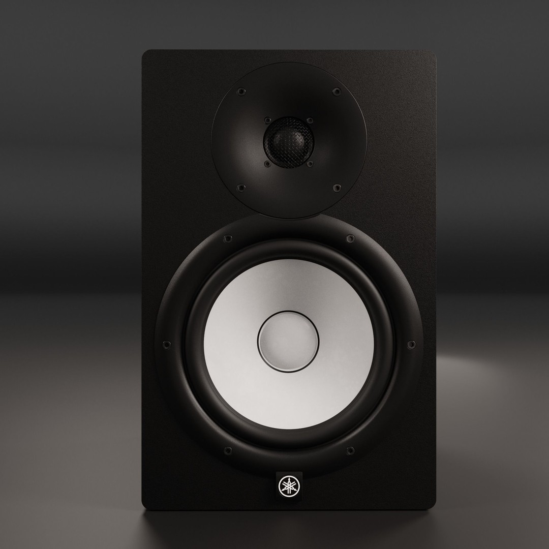 YAMAHA HS 8 Studio Monitors 3D Model – High Detail PBR Asset, FBX - View 4