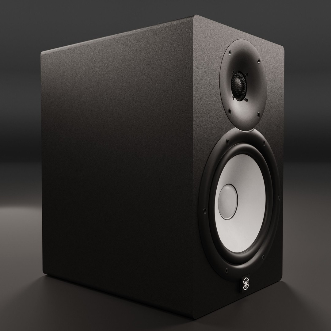 YAMAHA HS 8 Studio Monitors 3D Model – High Detail PBR Asset, FBX - View 5