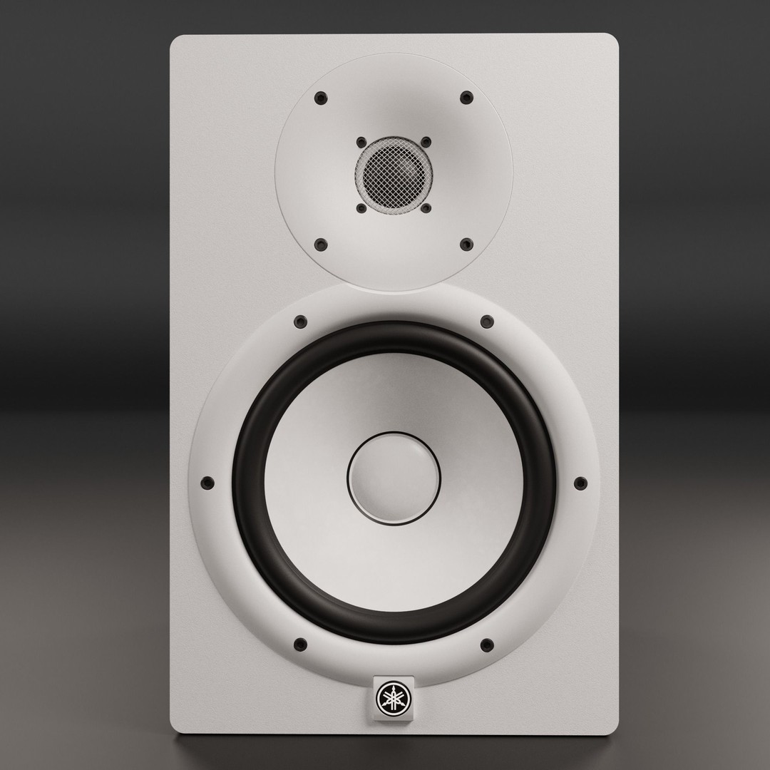 YAMAHA HS 8 Studio Monitors 3D Model – High Detail PBR Asset, FBX - View 8