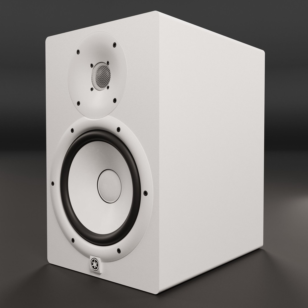 YAMAHA HS 8 Studio Monitors 3D Model – High Detail PBR Asset, FBX - View 9