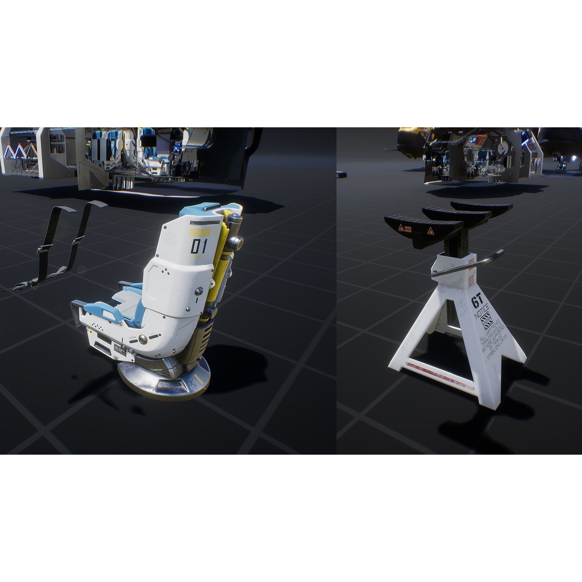 Space Kit - Low-Poly Game-Ready 3D Model - View 21