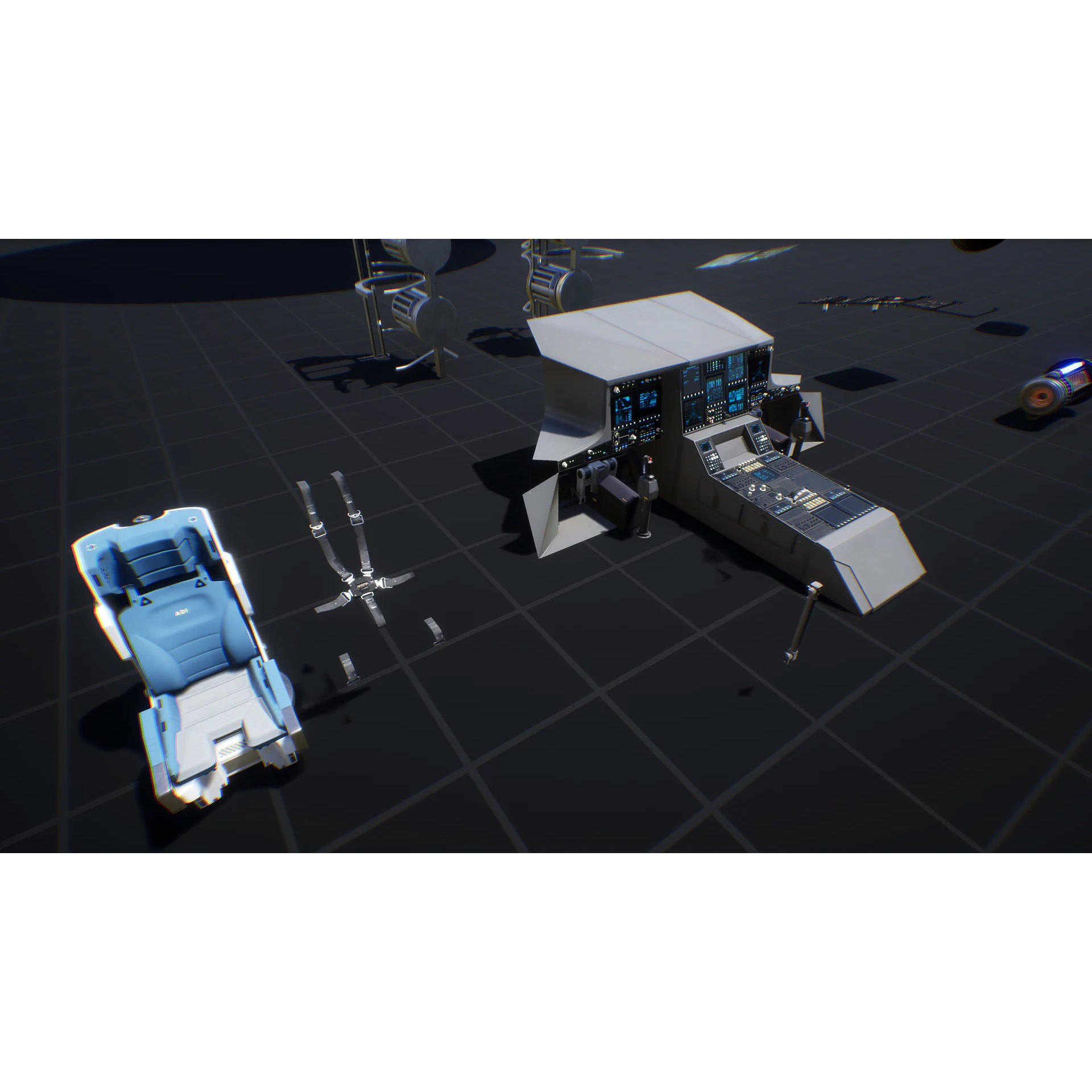 Space Kit - Low-Poly Game-Ready 3D Model - View 5