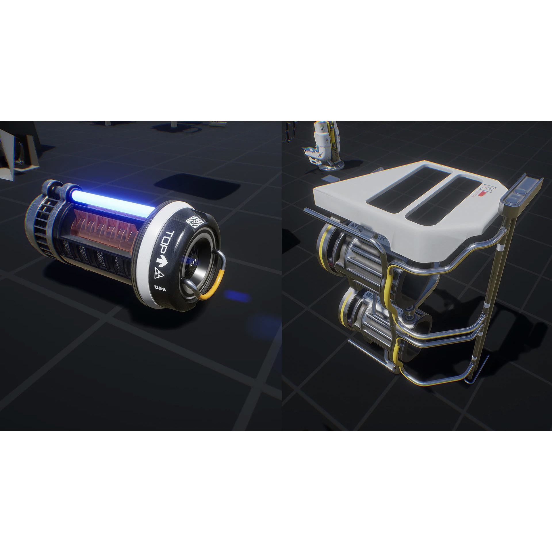 Space Kit - Low-Poly Game-Ready 3D Model - View 6