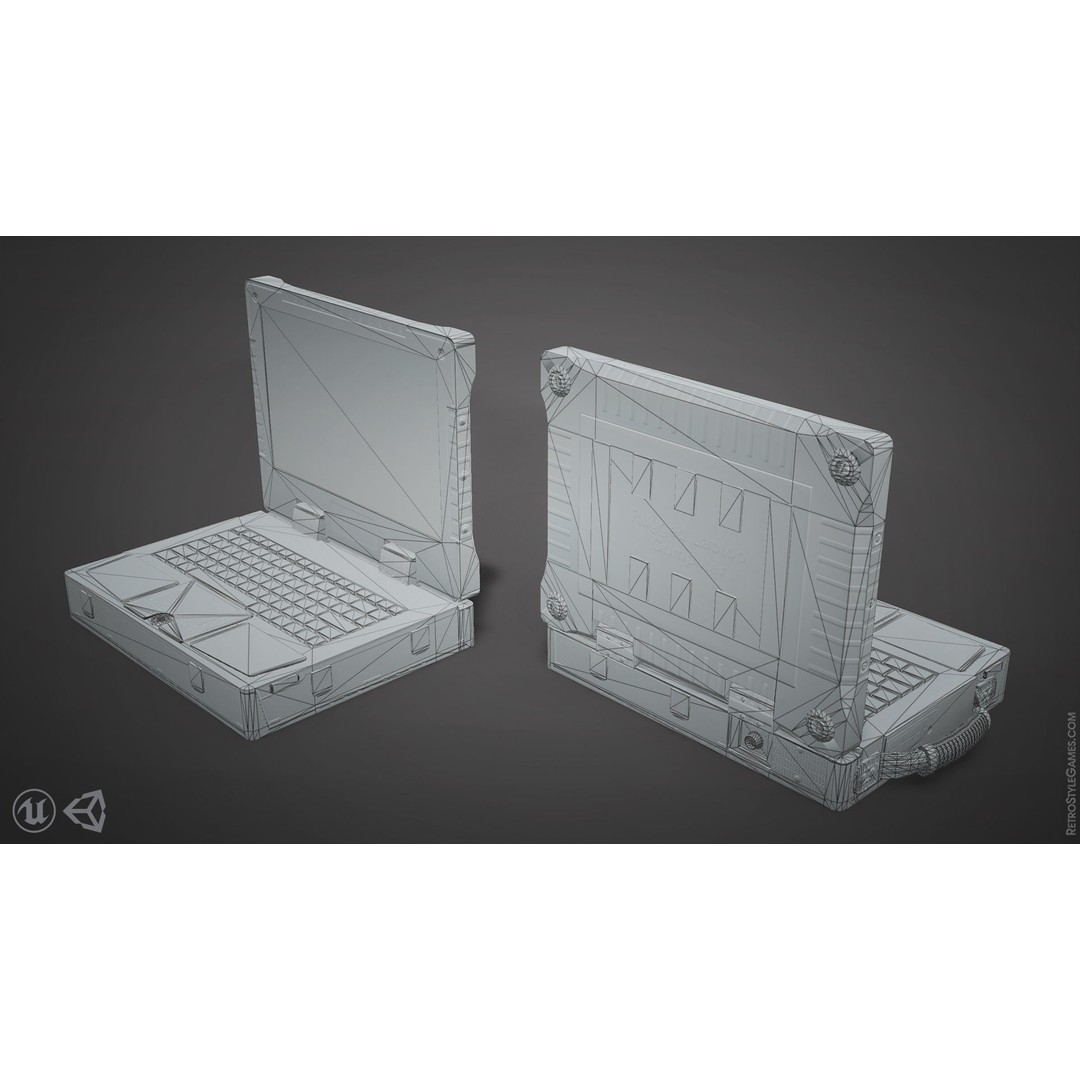 Wireless Communication Devices 3D Model – Low Poly Military Game Asset, FBX - View 10