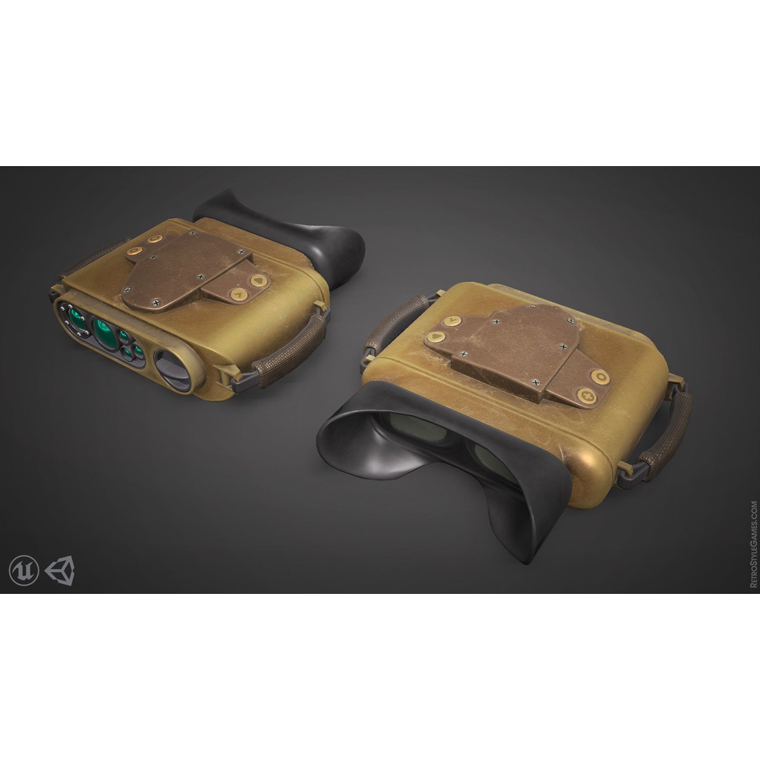 Wireless Communication Devices 3D Model – Low Poly Military Game Asset, FBX - View 11