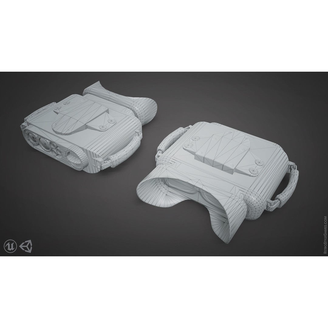 Wireless Communication Devices 3D Model – Low Poly Military Game Asset, FBX - View 12