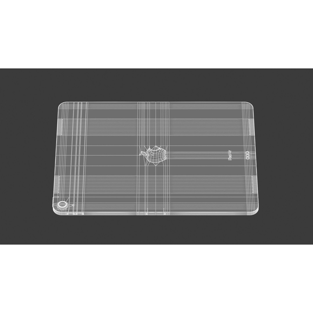 Apple iPad Air 13 2024 3D Model – High Poly PBR Asset, FBX & OBJ Formats - View 14