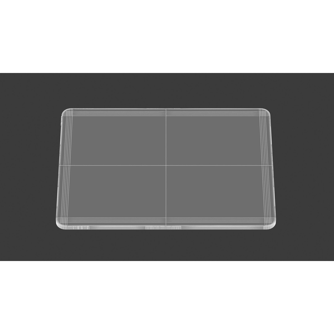 Apple iPad Air 13 2024 3D Model – High Poly PBR Asset, FBX & OBJ Formats - View 15