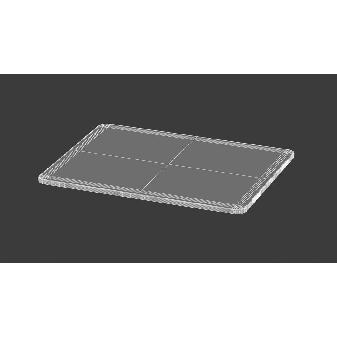 Apple iPad Air 13 2024 3D Model – High Poly PBR Asset, FBX & OBJ Formats - View 16