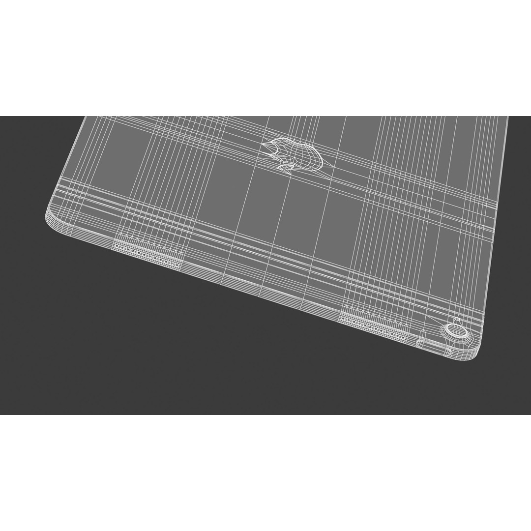 Apple iPad Air 13 2024 3D Model – High Poly PBR Asset, FBX & OBJ Formats - View 18