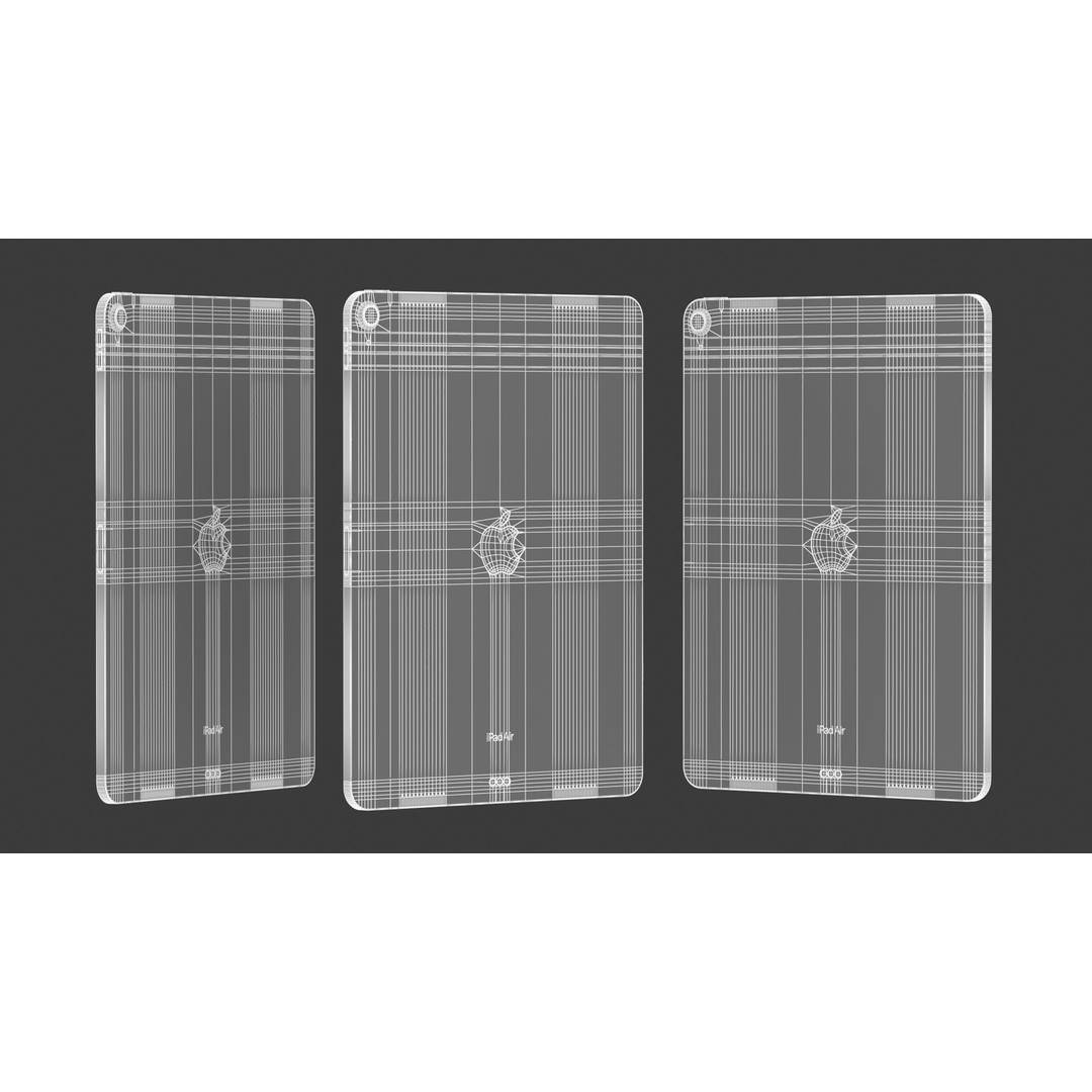 Apple iPad Air 13 2024 3D Model – High Poly PBR Asset, FBX & OBJ Formats - View 20