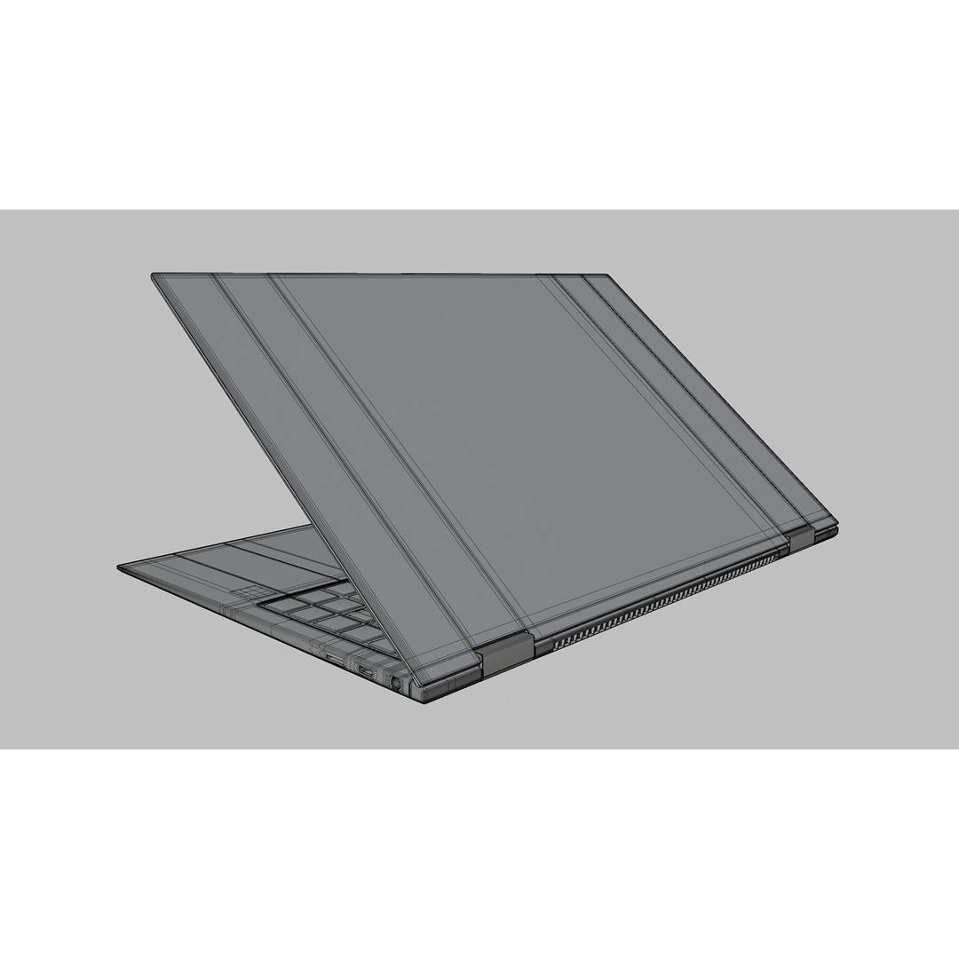 Galaxy Book 2 Pro 360 3D Model – Realistic Laptop Asset, Blender, FBX - View 15