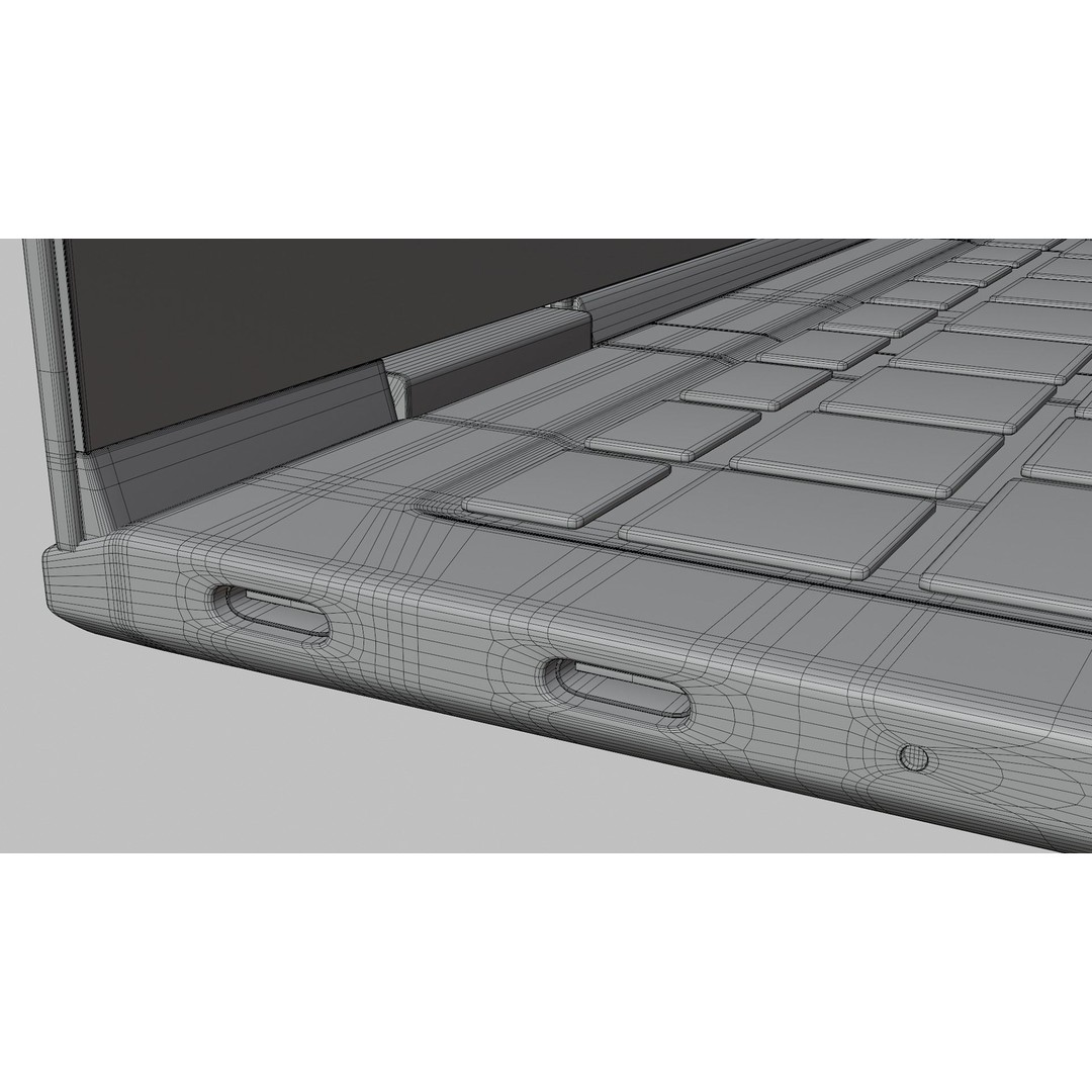 Galaxy Book 2 Pro 360 3D Model – Realistic Laptop Asset, Blender, FBX - View 17