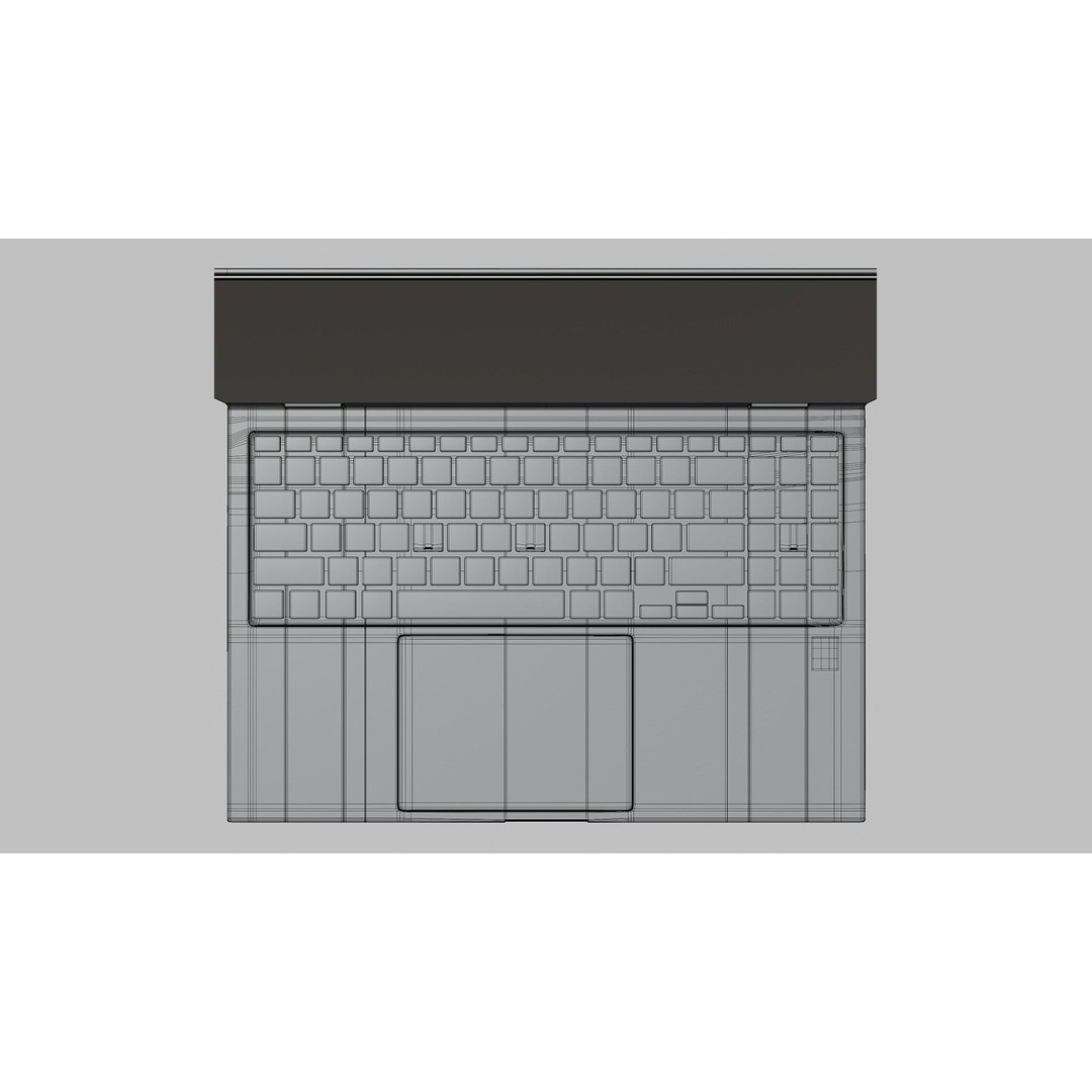Galaxy Book 2 Pro 360 3D Model – Realistic Laptop Asset, Blender, FBX - View 19