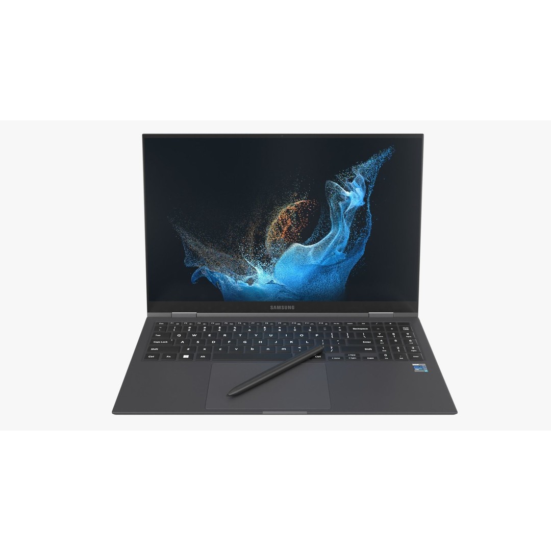 Galaxy Book 2 Pro 360 3D Model – Realistic Laptop Asset, Blender, FBX - View 3