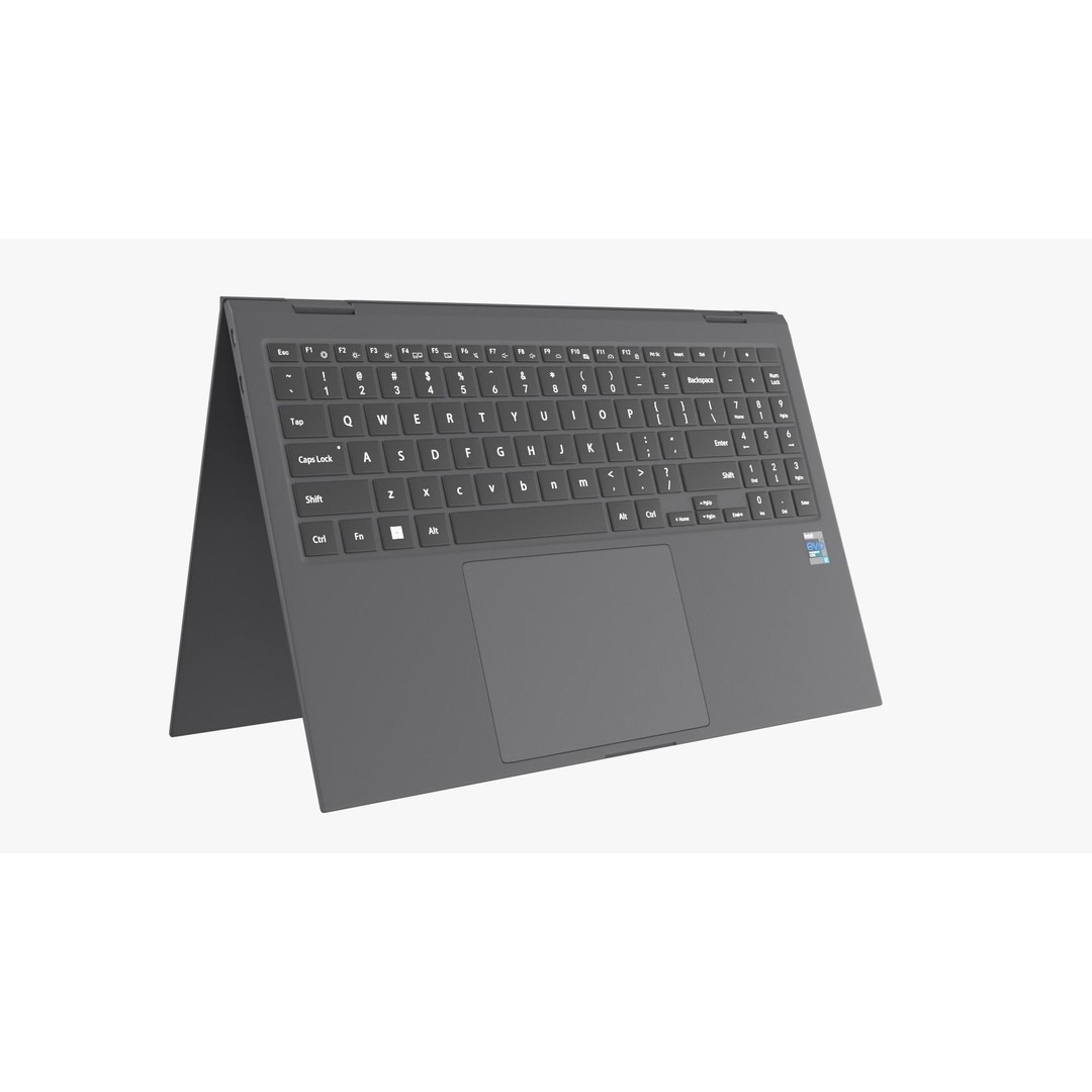 Galaxy Book 2 Pro 360 3D Model – Realistic Laptop Asset, Blender, FBX - View 7
