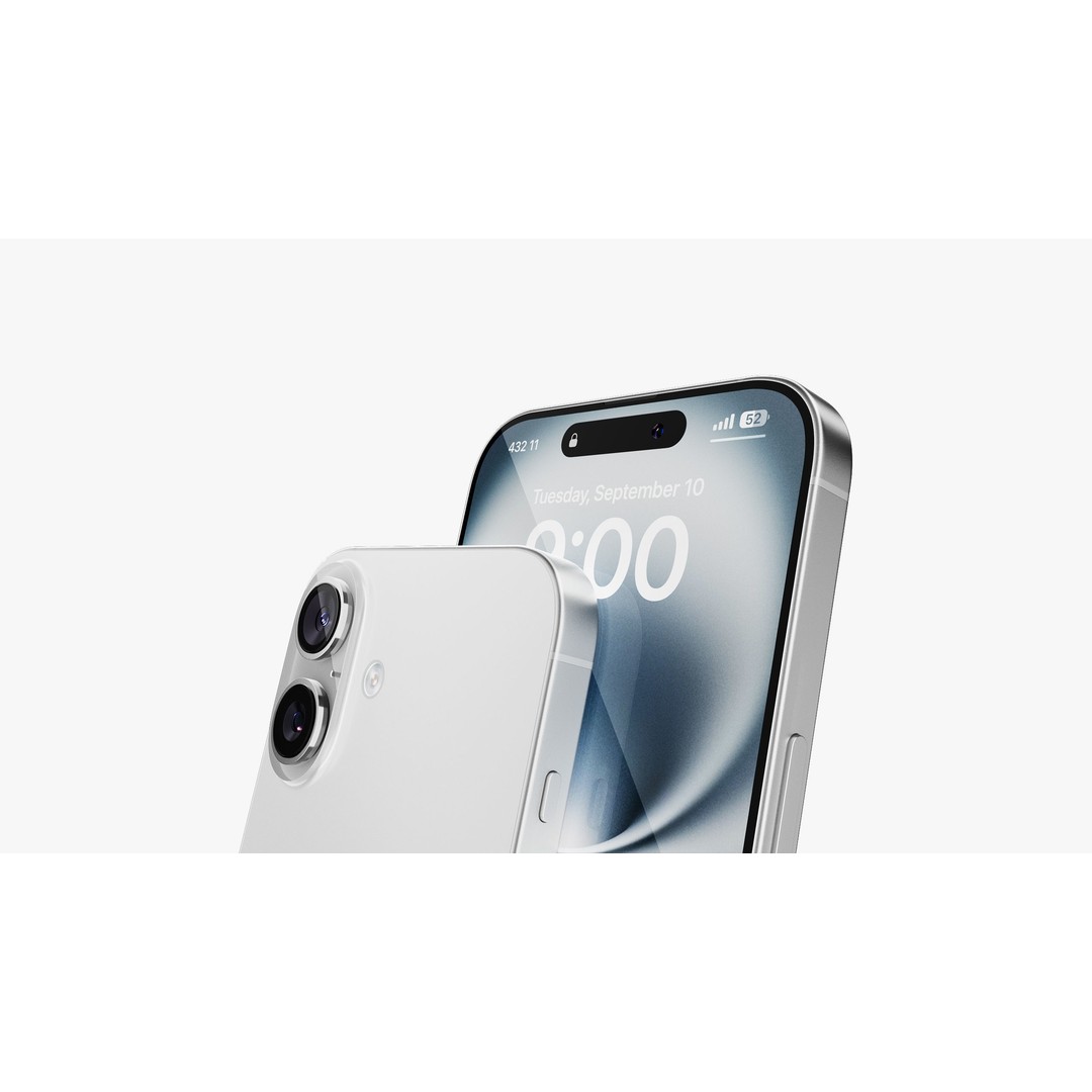 Apple iPhone 16 & 16 Plus 3D Model – High Detail PBR Asset, FBX & OBJ - View 20
