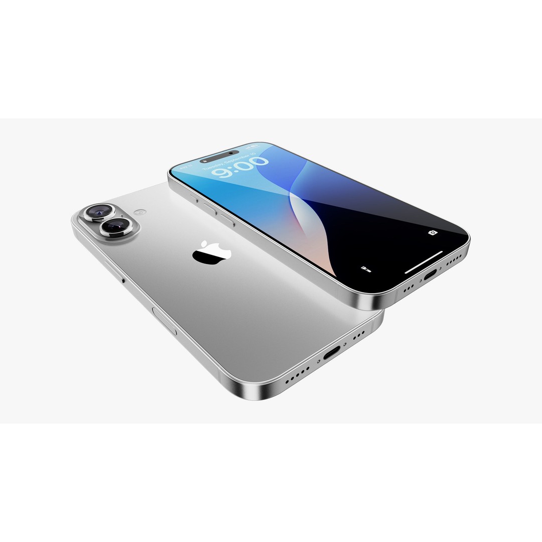 Apple iPhone 16 & 16 Plus 3D Model – High Detail PBR Asset, FBX & OBJ - View 34