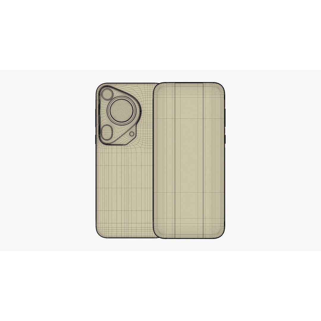 Huawei Pura 70 Ultra Green 3D Model – Low Poly Game Asset, FBX, PBR - View 15