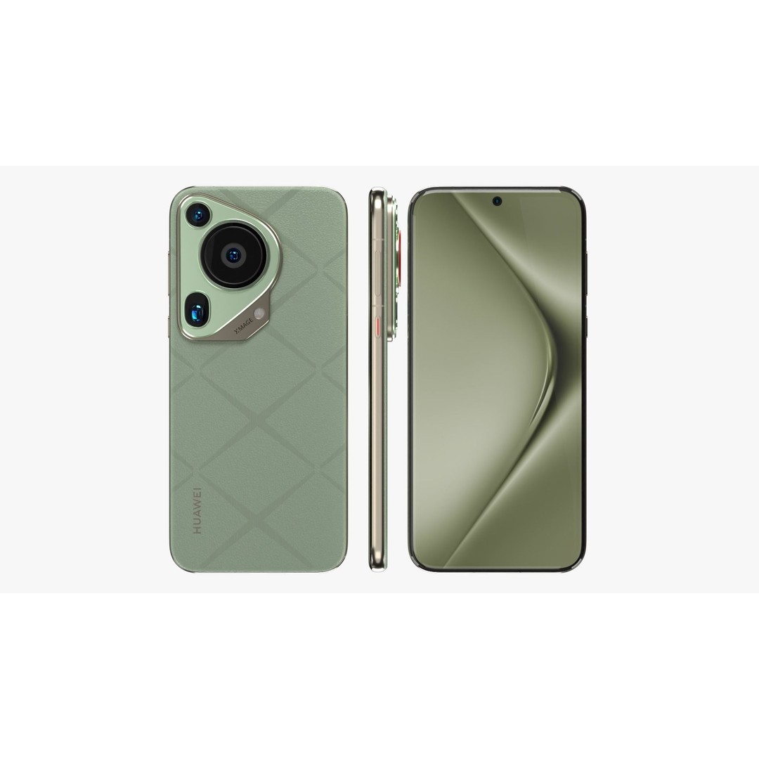 Huawei Pura 70 Ultra Green 3D Model – Low Poly Game Asset, FBX, PBR - View 4
