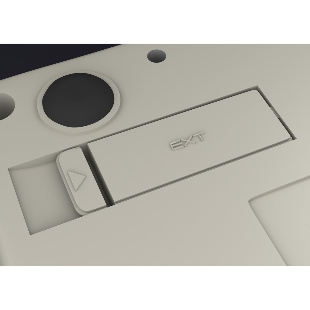 SNES Super Nintendo 3D Model – Low Poly Game Asset, FBX, PBR Textures - View 18