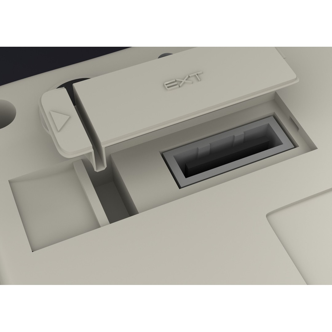 SNES Super Nintendo 3D Model – Low Poly Game Asset, FBX, PBR Textures - View 19