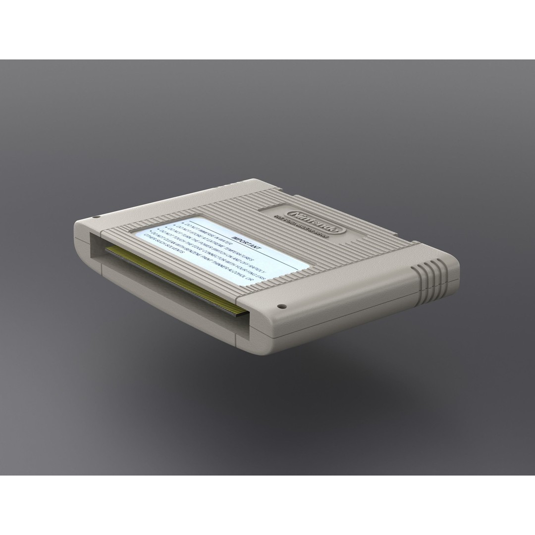 SNES Super Nintendo 3D Model – Low Poly Game Asset, FBX, PBR Textures - View 36