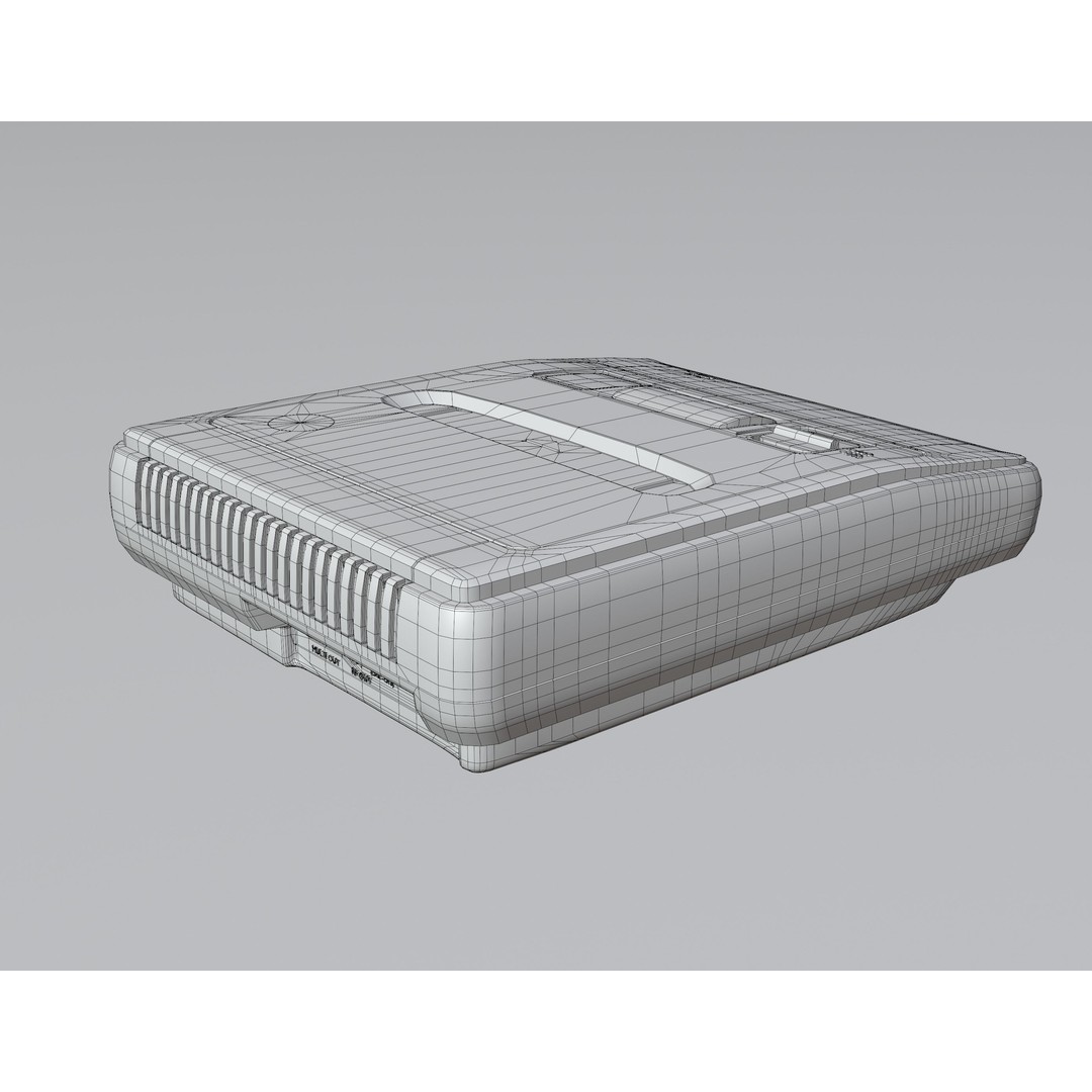 SNES Super Nintendo 3D Model – Low Poly Game Asset, FBX, PBR Textures - View 42