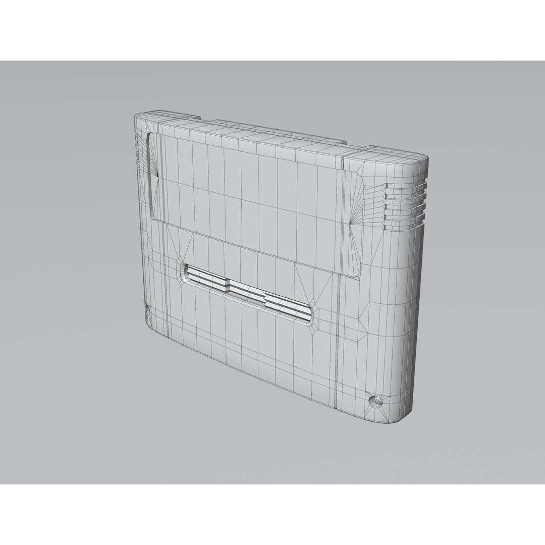 SNES Super Nintendo 3D Model – Low Poly Game Asset, FBX, PBR Textures - View 58