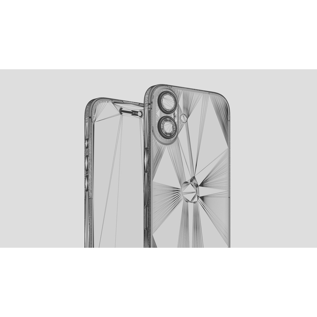 Apple iPhone 16 3D Model – High Quality, 5 Colors, Blender & C4D - View 13
