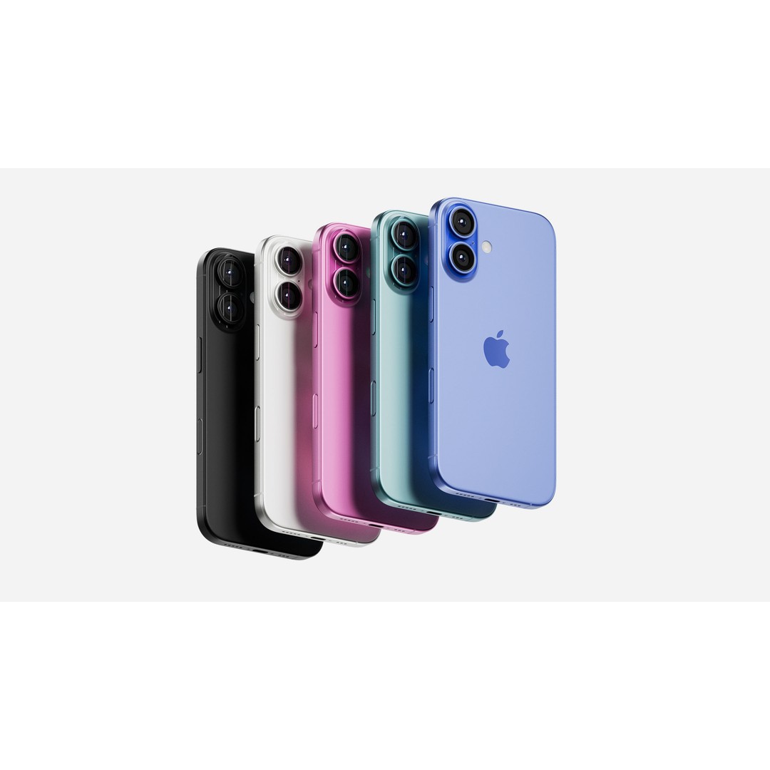 Apple iPhone 16 3D Model – High Quality, 5 Colors, Blender & C4D - View 3