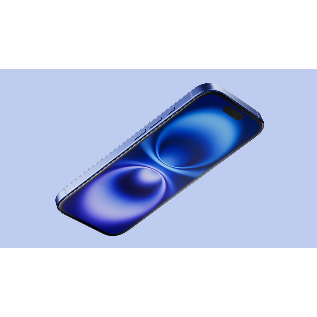 Apple iPhone 16 3D Model – High Quality, 5 Colors, Blender & C4D - View 6