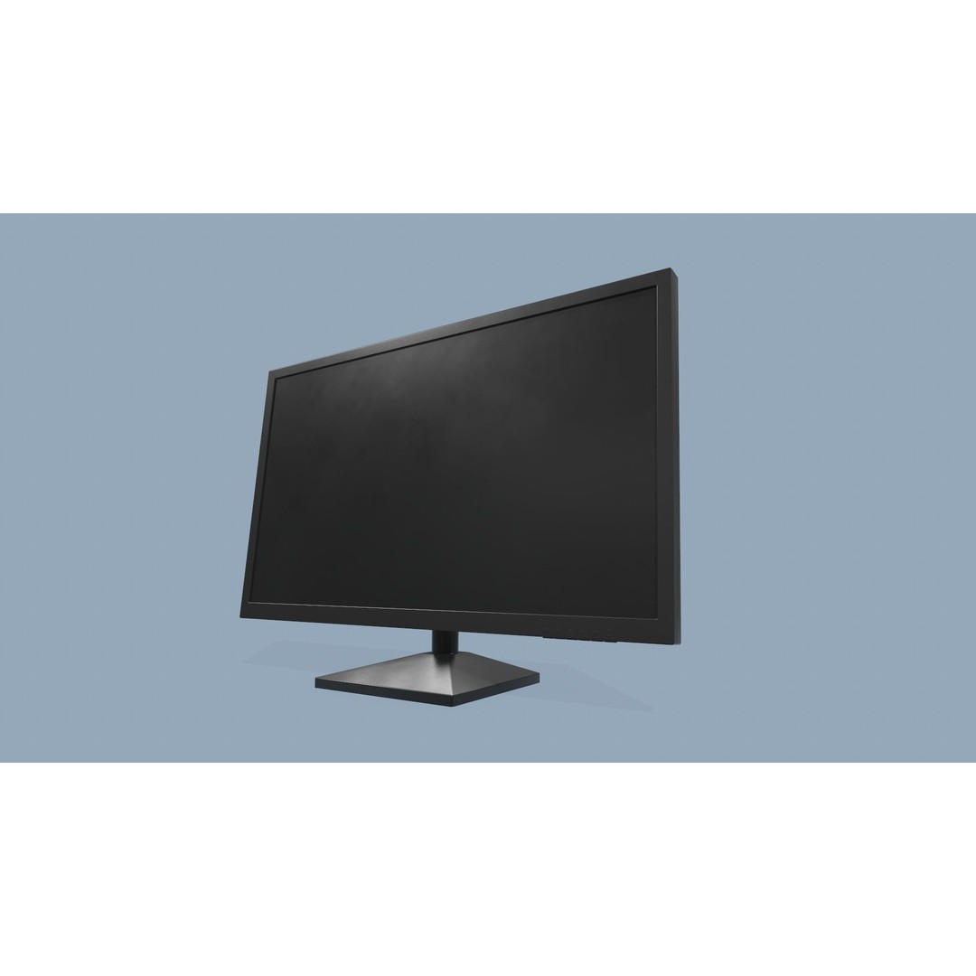 Computer Set 3D Model – Low Poly Game Ready Asset, PBR Textures - View 13